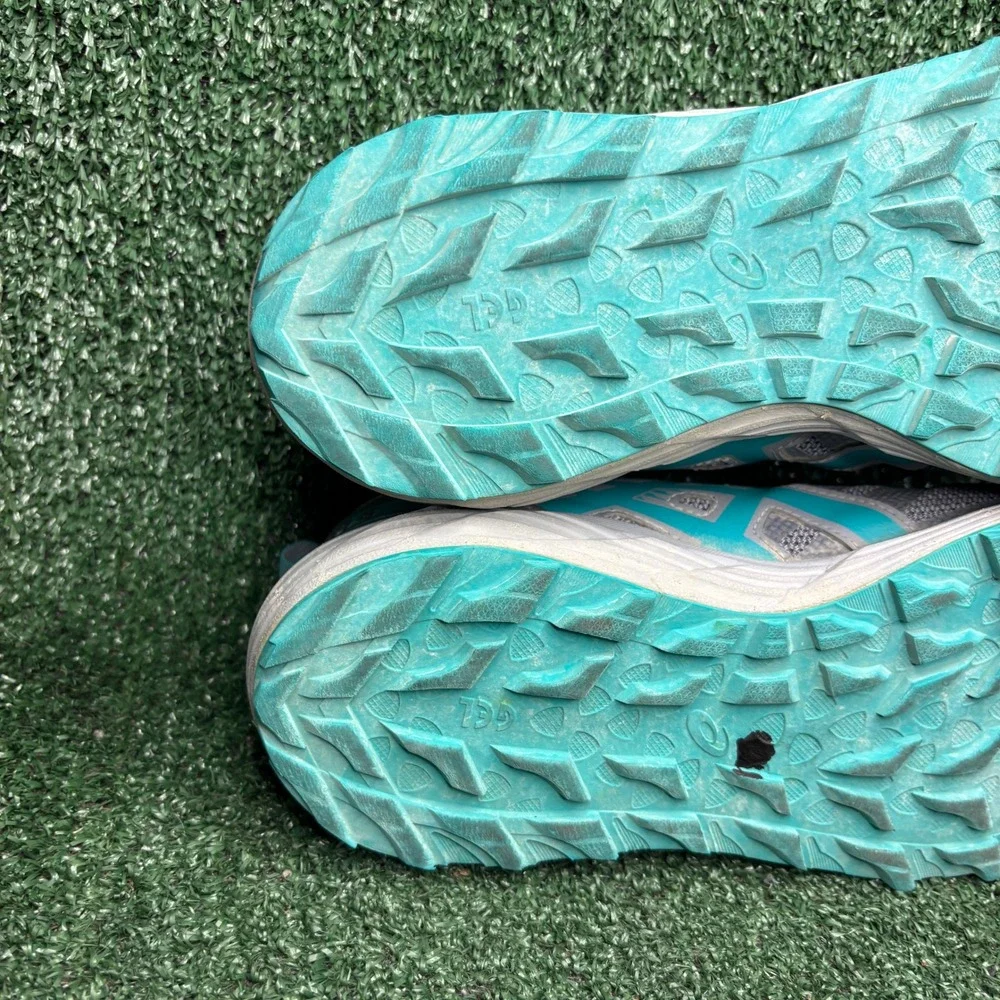 Asics Gel-Sonoma 6 Trail Running AmpliFoam Athletic Sneaker Grey‎ Teal Womens 11
